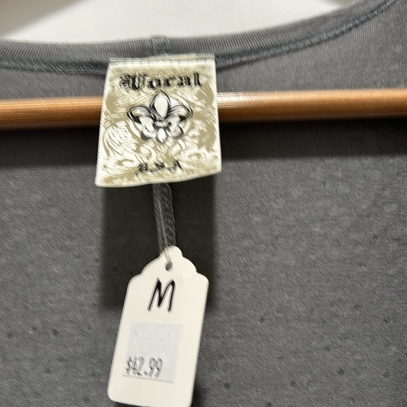 NWT VOCAL Fringe Studded Embellishment Boutique Vest - Picture 5 of 11